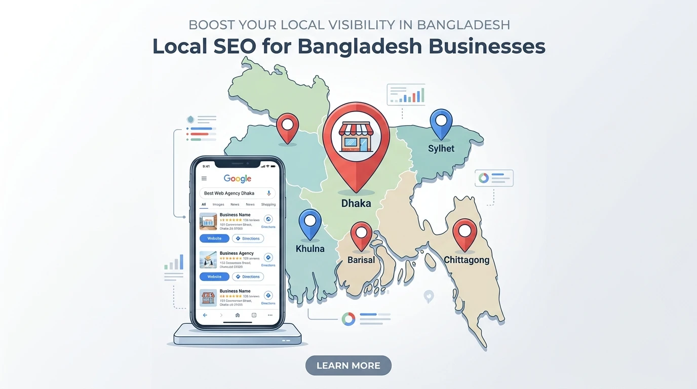 Read more about the article Local SEO for Bangladesh Businesses: Rank in Google Maps & Local Pack 2026